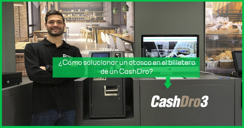 ¿Cómo solucionar un atasco en el billetero de un Cashdro 3?